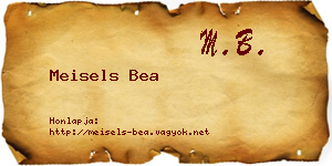 Meisels Bea névjegykártya